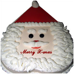"Sweet Yummy Santa  Cake - 1.5kgs - Click here to View more details about this Product